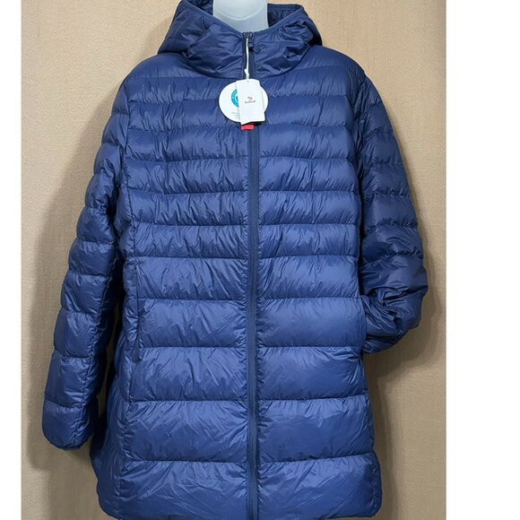 BALEAF Women's Lightweight Packable Hooded Down Jacket  Windproof Coat 2XL - Picture 2 of 11